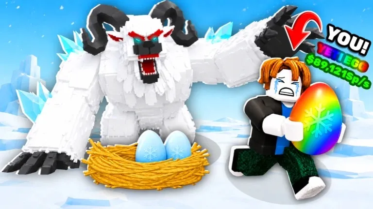 Yeti guardian and a Snow nest